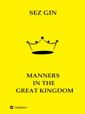 cover image of MANNERS IN THE GREAT KINGDOM